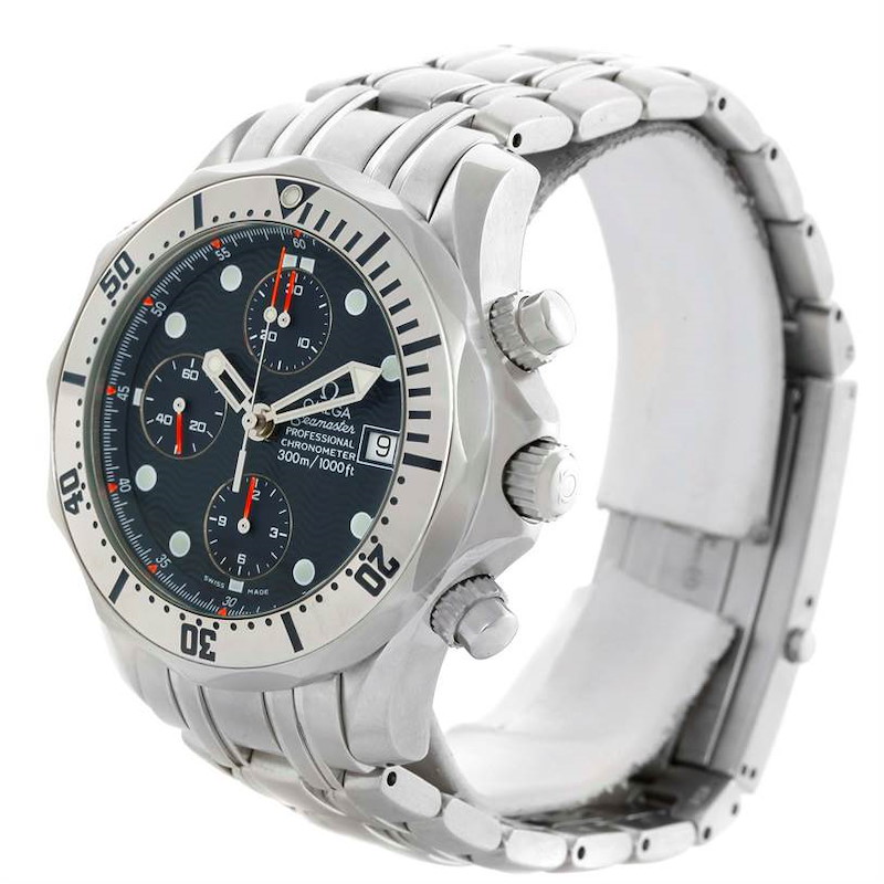 Omega Seamaster Chronograph Automatic Mens Watch 2598.80.00 SwissWatchExpo