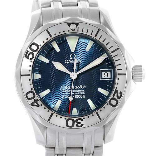 Photo of Omega Seamaster Midsize Stainless Steel Blue Dial Watch 2554.80.00