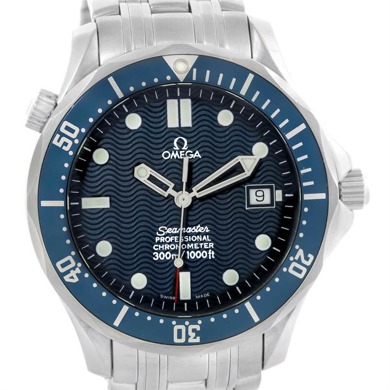 Omega Seamaster Professional James Bond 300M Blue Dial 2531.80.00 SwissWatchExpo