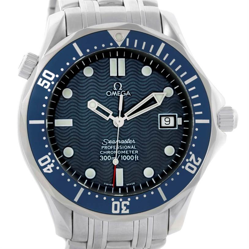 Omega Seamaster Professional James Bond 300M Blue Dial 2531.80.00 ...