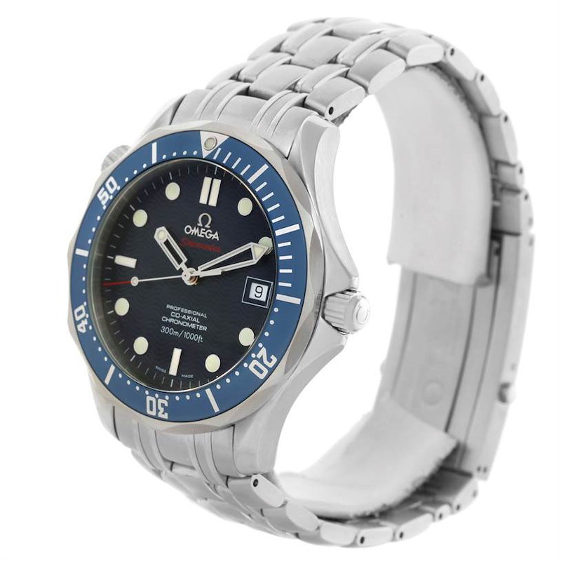 Omega Seamaster James Bond 300M Co-Axial Watch 2220.80.00 Box Papers SwissWatchExpo