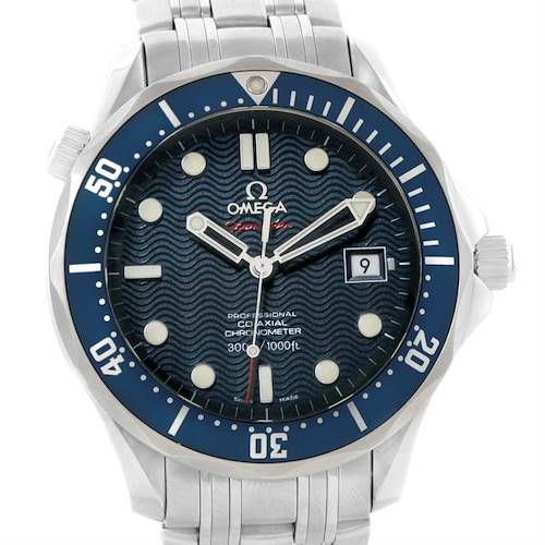 Photo of Omega Seamaster Bond 300M Blue Dial Watch 2220.80.00 Box Papers