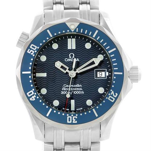 Photo of Omega Seamaster James Bond Midsize 300M Blue Dial Watch 2561.80.00