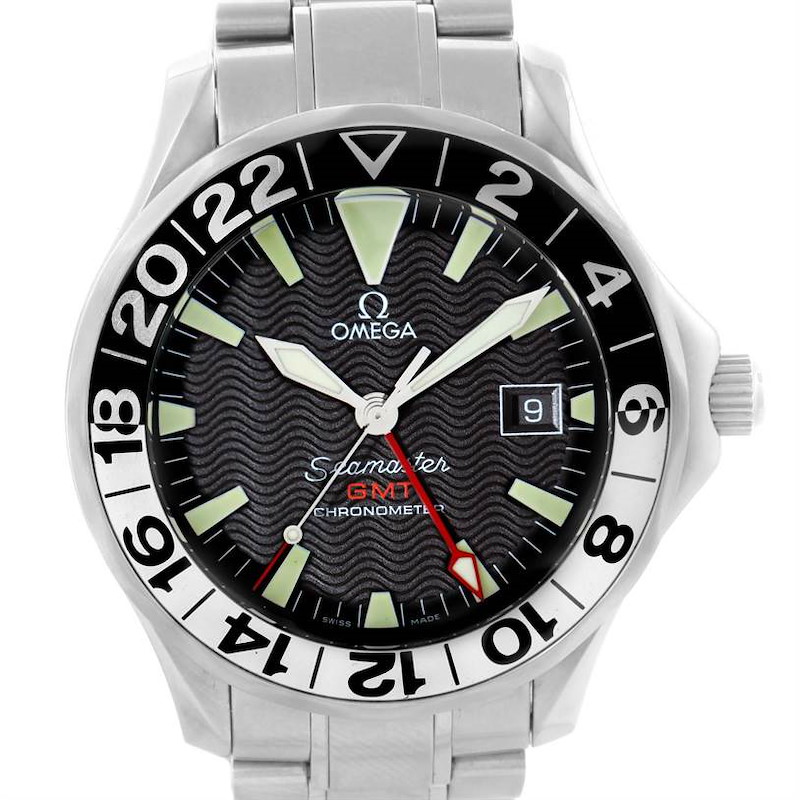 Omega Seamaster GMT 50th Anniversary Automatic Mens Watch 2534.50.00 SwissWatchExpo