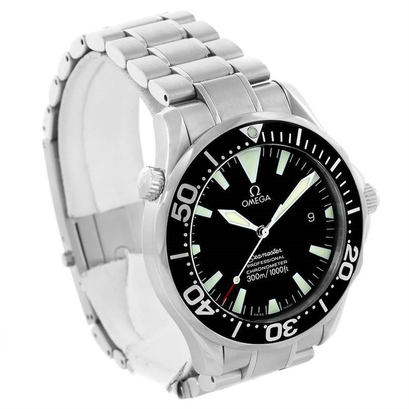 Omega Seamaster Professional 300m Black Dial Mens Watch 2254.50.00 SwissWatchExpo