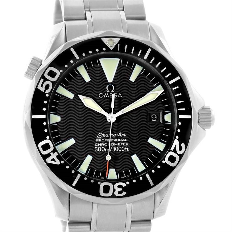 Omega Seamaster Professional 300m Stainless Steel Mens Watch 2254.50.00 SwissWatchExpo