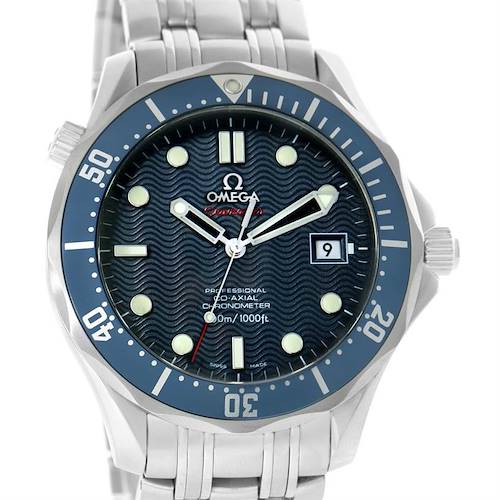 Photo of Omega Seamaster Bond 300M Diver Co-Axial Blue Dial Watch 2220.80.00