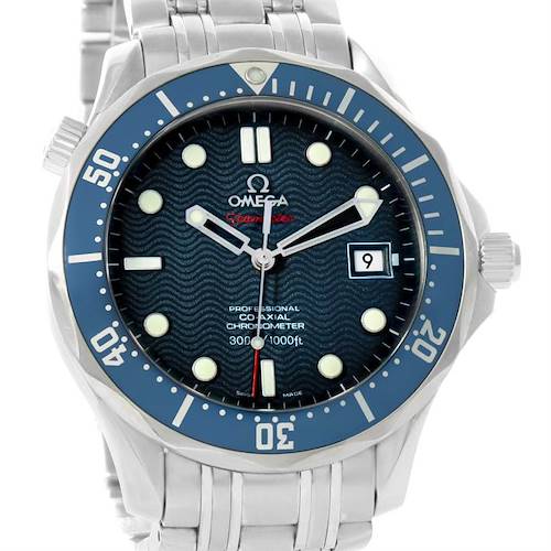 Photo of Omega Seamaster Bond 300M Diver Co-Axial Blue Dial Watch 2220.80.00