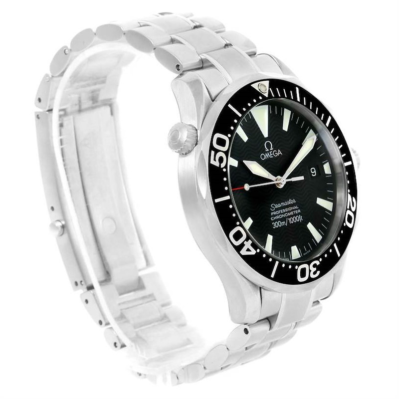 Omega Seamaster Professional 300m Black Dial Mens Watch 2254.50.00 SwissWatchExpo