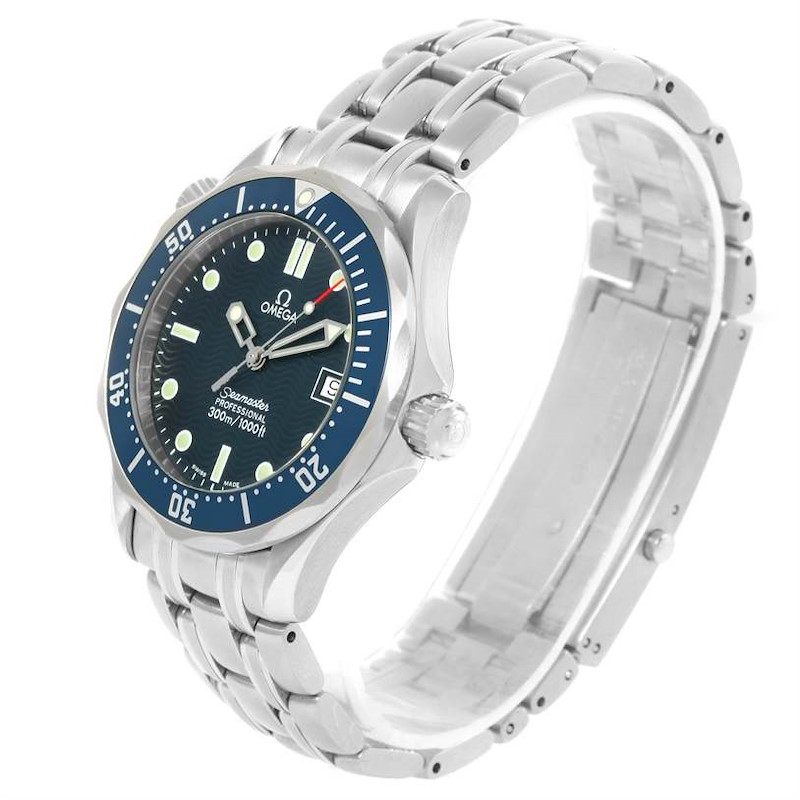 Omega Seamaster James Bond Midsize 300M Watch 2561.80.00 Box Papers SwissWatchExpo