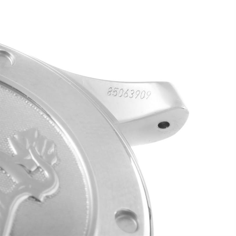 The image shows a close-up of the caseback and part of the serial number of an Omega Seamaster 212.30.41.20.01.002 Men
s Stainless Steel Black Dial 212.30.41.20.01.002 Men
s Stainless Steel Black Dial watch.