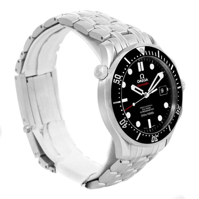 Omega Seamaster James Bond 300M Black Dial Watch 212.30.41.20.01.002 SwissWatchExpo