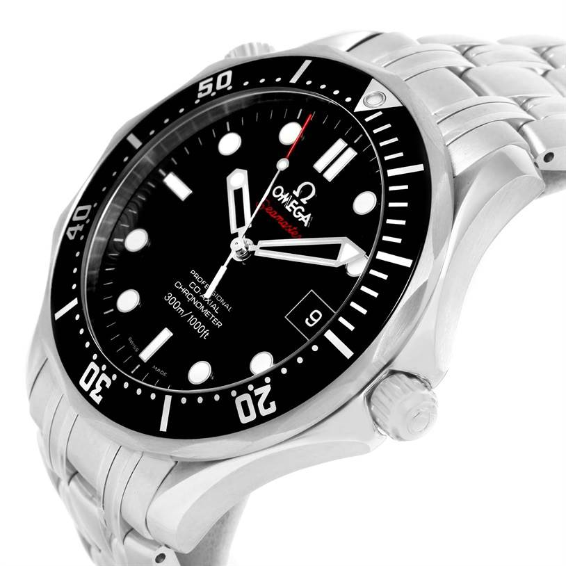Omega Seamaster James Bond 300M Black Dial Watch 212.30.41.20.01.002 ...