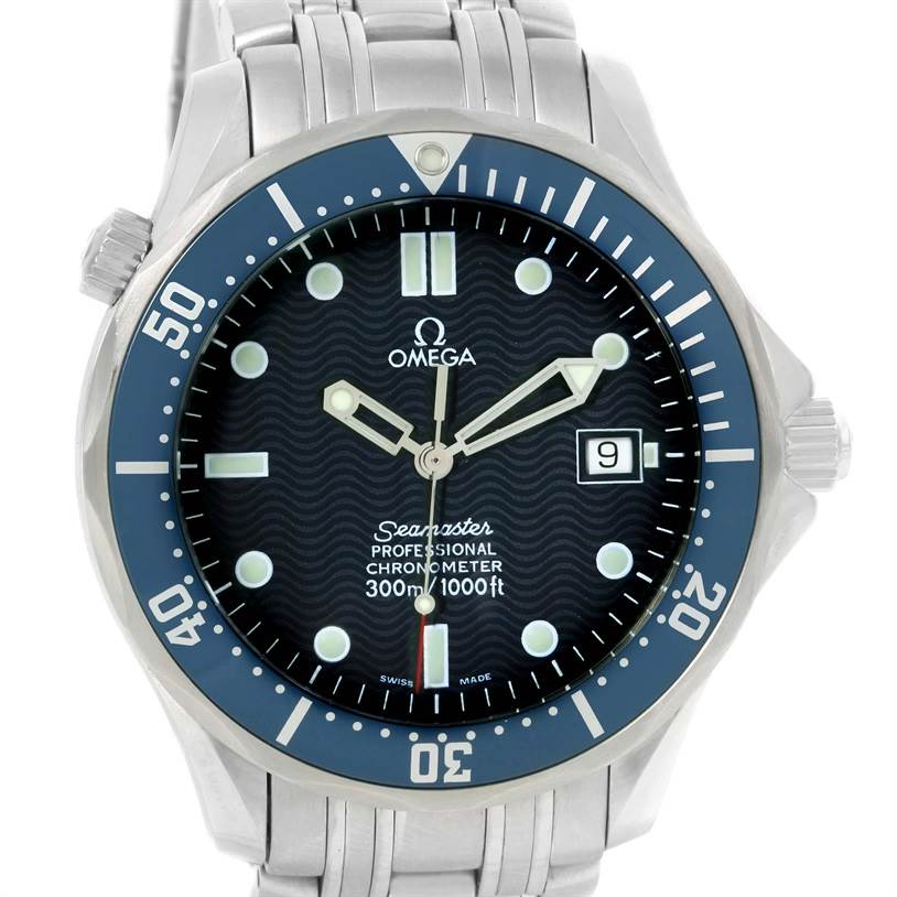 Omega Seamaster James Bond Automatic 300M Blue Dial Watch 2531.80.00 ...