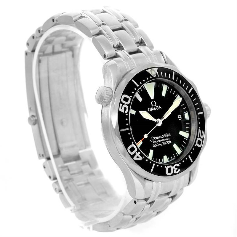 Omega Seamaster Professional Midsize 300m Black Dial Watch 2262.50.00 SwissWatchExpo