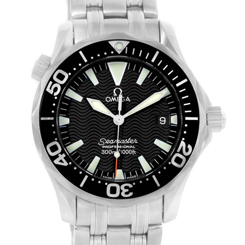 Omega Seamaster Professional Midsize 300m Black Dial Watch 2262.50.00 SwissWatchExpo