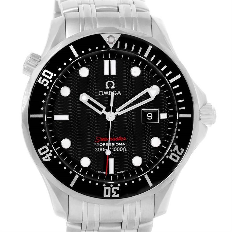 Omega Seamaster 300M Quartz Steel Mens Watch 212.30.41.61.01.001 SwissWatchExpo