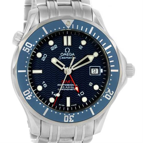 Photo of Omega Seamaster Bond 300M GMT Co-Axial Watch 2535.80.00 Box Papers