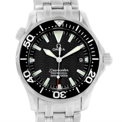 Photo of Omega Seamaster Midsize 300m Black Wave Dial Watch 2262.50.00