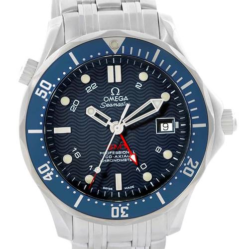 Photo of Omega Seamaster Bond 300M GMT Co-Axial Watch 2535.80.00 Box Papers