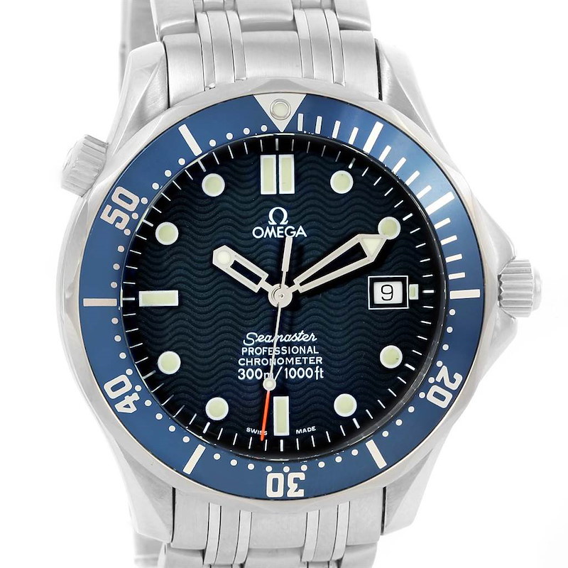 Omega Seamaster 300M Blue Dial Automatic Steel Watch 2531.80.00 SwissWatchExpo