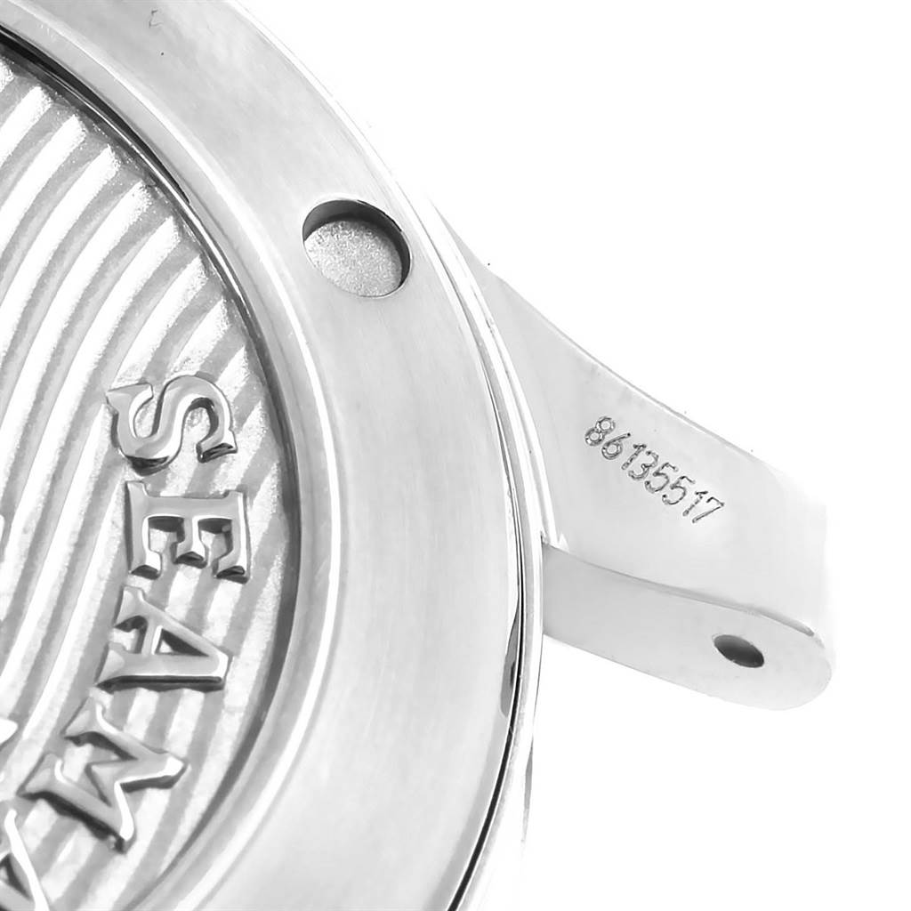 The image shows a side angle of the case back and lugs of an Omega Seamaster 212.30.36.20.03.001 Men
s Stainless Steel Blue Dial 212.30.36.20.03.001 Men
s Stainless Steel Blue Dial watch.