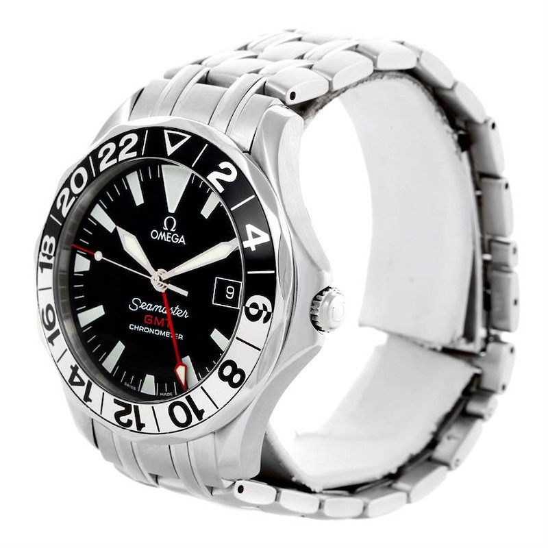 Omega Seamaster GMT 50th Anniversary Mens Watch 2534.50.00 Box Papers SwissWatchExpo
