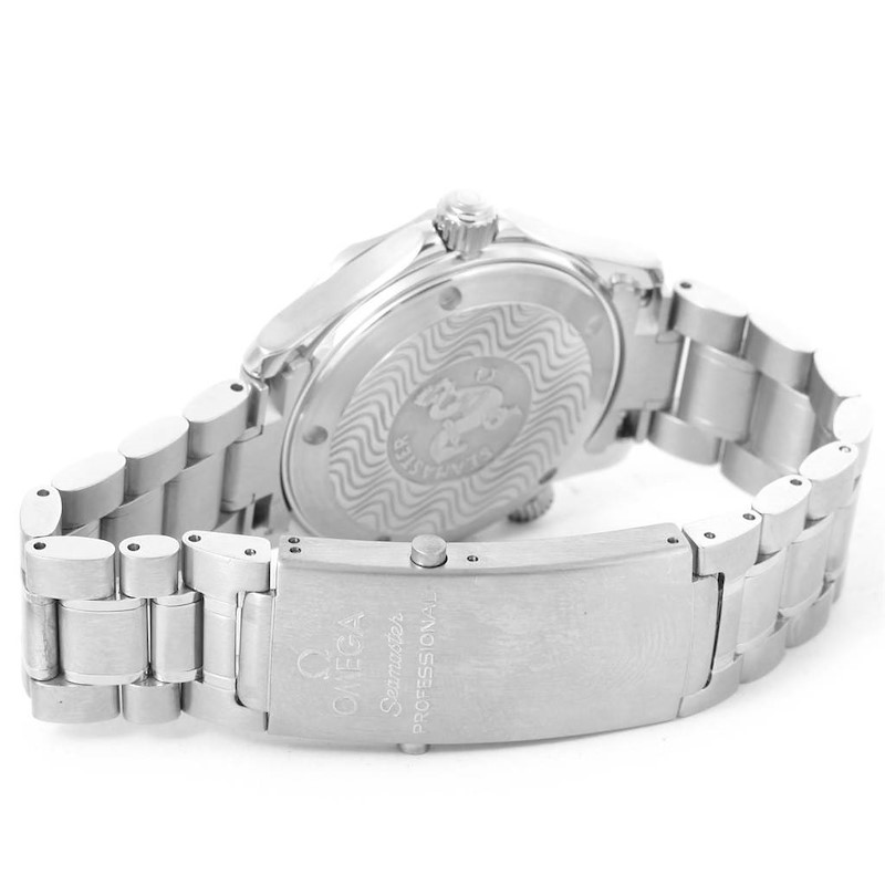 Omega Seamaster Midsize Black Dial Steel Quartz Mens Watch 2262.50.00 | SwissWatchExpo