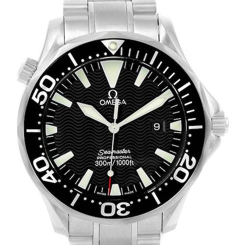 Photo of Omega Seamaster 300m Black Dial Stainless Steel Mens Watch 2264.50.00
