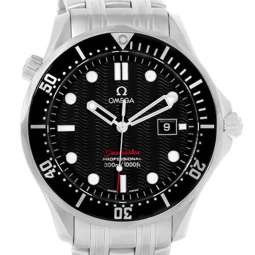 Photo of Omega Seamaster 300M Black Wave Dial Mens Watch 212.30.41.61.01.001