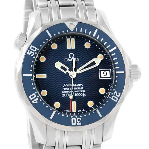 Photo of Omega Seamaster James Bond 300M Midsize Blue Dial Watch 2551.80.00