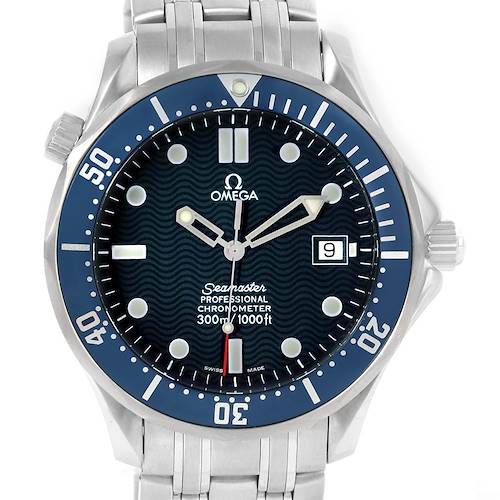 Photo of Omega Seamaster 300M Blue Wave Dial Automatic Mens Watch 2531.80.00