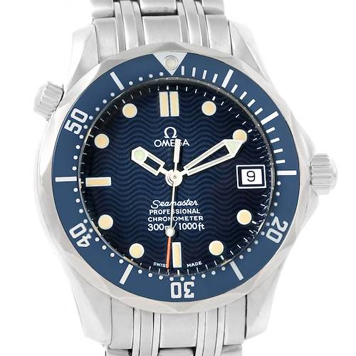 Photo of Omega Seamaster Midsize 36mm Blue Wave Dial Automatic Watch 2551.80.00