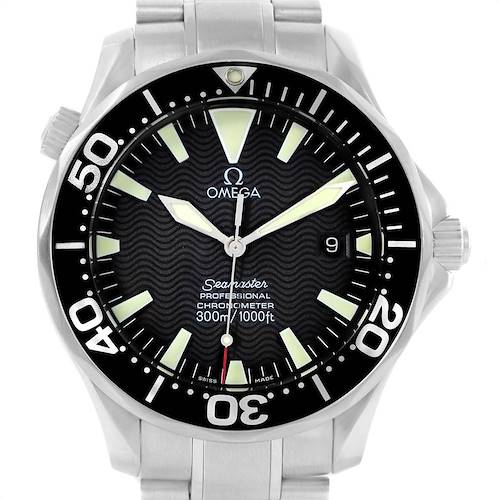 Photo of Omega Seamaster 41mm Black Wave Dial Automatic Mens Watch 2254.50.00