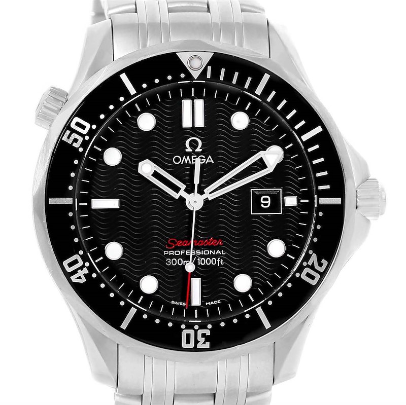 Omega Seamaster 300M Black Dial Steel Mens Watch 212.30.41.61.01.001 SwissWatchExpo