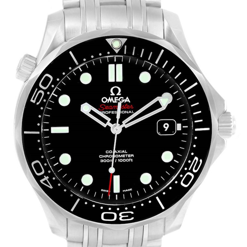 Omega Seamaster Automatic Steel Mens Watch 212.30.41.20.01.003 Box Card SwissWatchExpo
