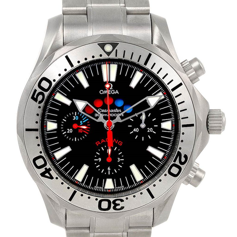 Omega Seamaster Regatta Racing Titanium Mens Watch 2269.52.00 Box Card SwissWatchExpo