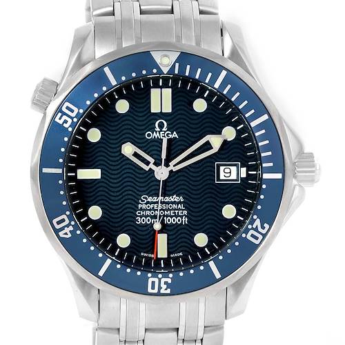 Photo of Omega Seamaster 300M Blue Wave Dial Automatic Mens Watch 2531.80.00