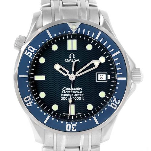 Photo of Omega Seamaster Blue Wave Dial Steel Watch 2531.80.00 Box Papers