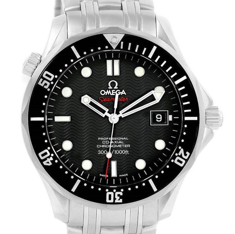 Omega Seamaster Bond 007 Steel Mens Watch 212.30.41.20.01.002 Box Card SwissWatchExpo