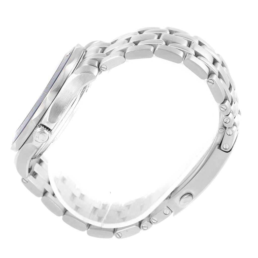 This image shows the side profile and bracelet of an Omega Seamaster 212.30.41.20.03.001 Men
s Stainless Steel Blue Dial 212.30.41.20.03.001 Men
s Stainless Steel Blue Dial watch.