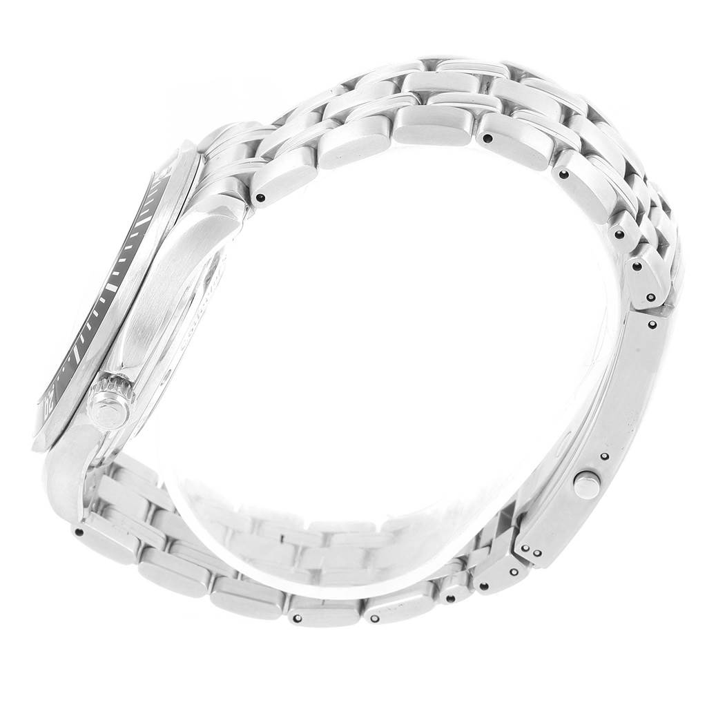 The image shows a side view of the Omega Seamaster 212.30.41.20.01.001 Men's Stainless Steel Black Dial 212.30.41.20.01.001 Men's Stainless Steel Black Dial watch, focusing on the metal band and case.