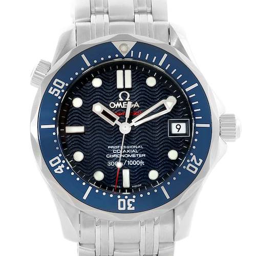 Photo of Omega Seamaster Midsize Co-Axial Blue Wave Dial Watch 2222.80.00