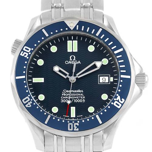 Photo of Omega Seamaster 41 Blue Dial Automatic Mens Watch 25318000 Card