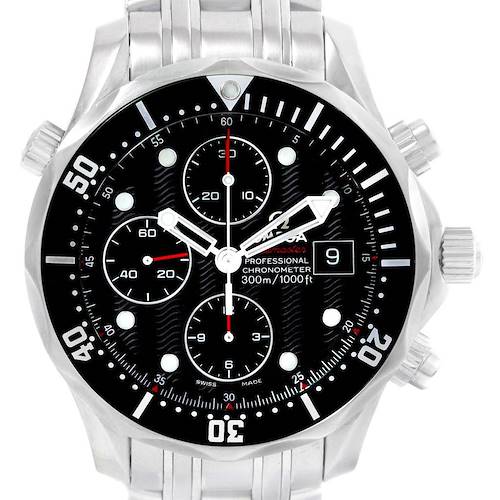 Photo of Omega Seamaster 300M Chronograph Black Dial Watch 213.30.42.40.01.001