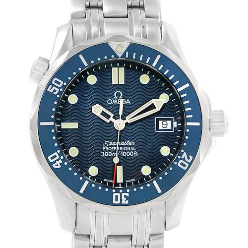 Photo of Omega Seamaster James Bond 36mm Midsize Blue Dial Watch 2561.80.00