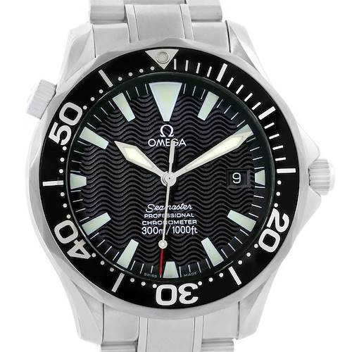 Photo of Omega Seamaster 41mm 300M Automatic Mens Watch 2254.50.00 Box Card
