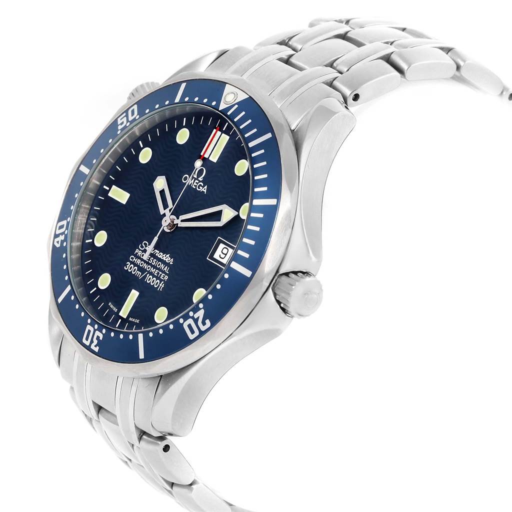 Omega Seamaster 41 Blue Dial Stainless Steel Mens Watch 2531.80.00 ...