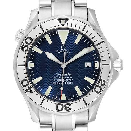Photo of Omega Seamaster Blue Dial Automatic Steel Mens Watch 2255.80.00