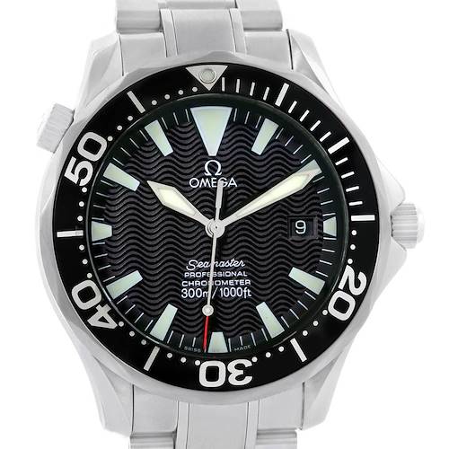 Photo of Omega Seamaster 41 300M Black Wave Dial Mens Watch 2254.50.00
